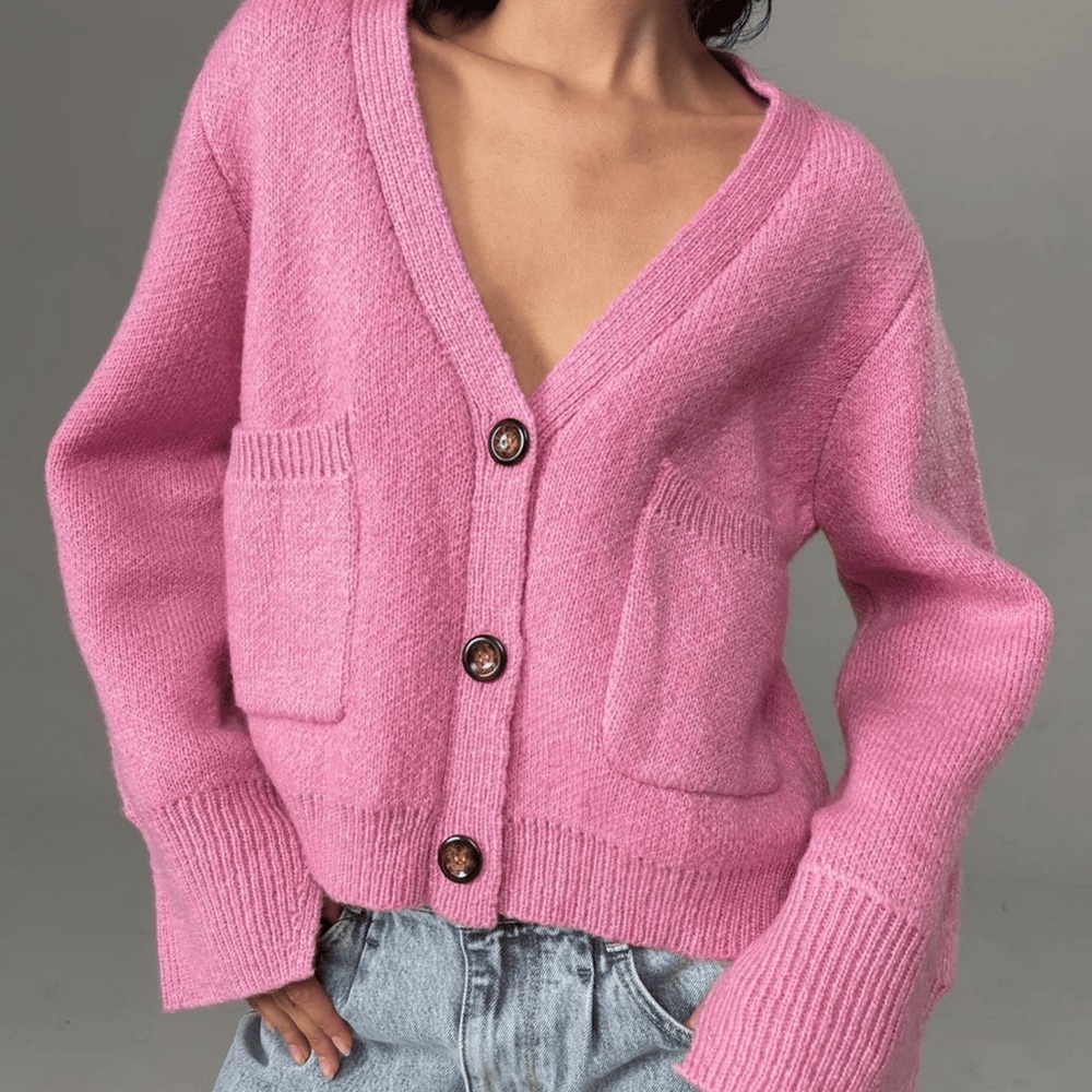 Apparis Pink Marcella Cardigan, Size M/L